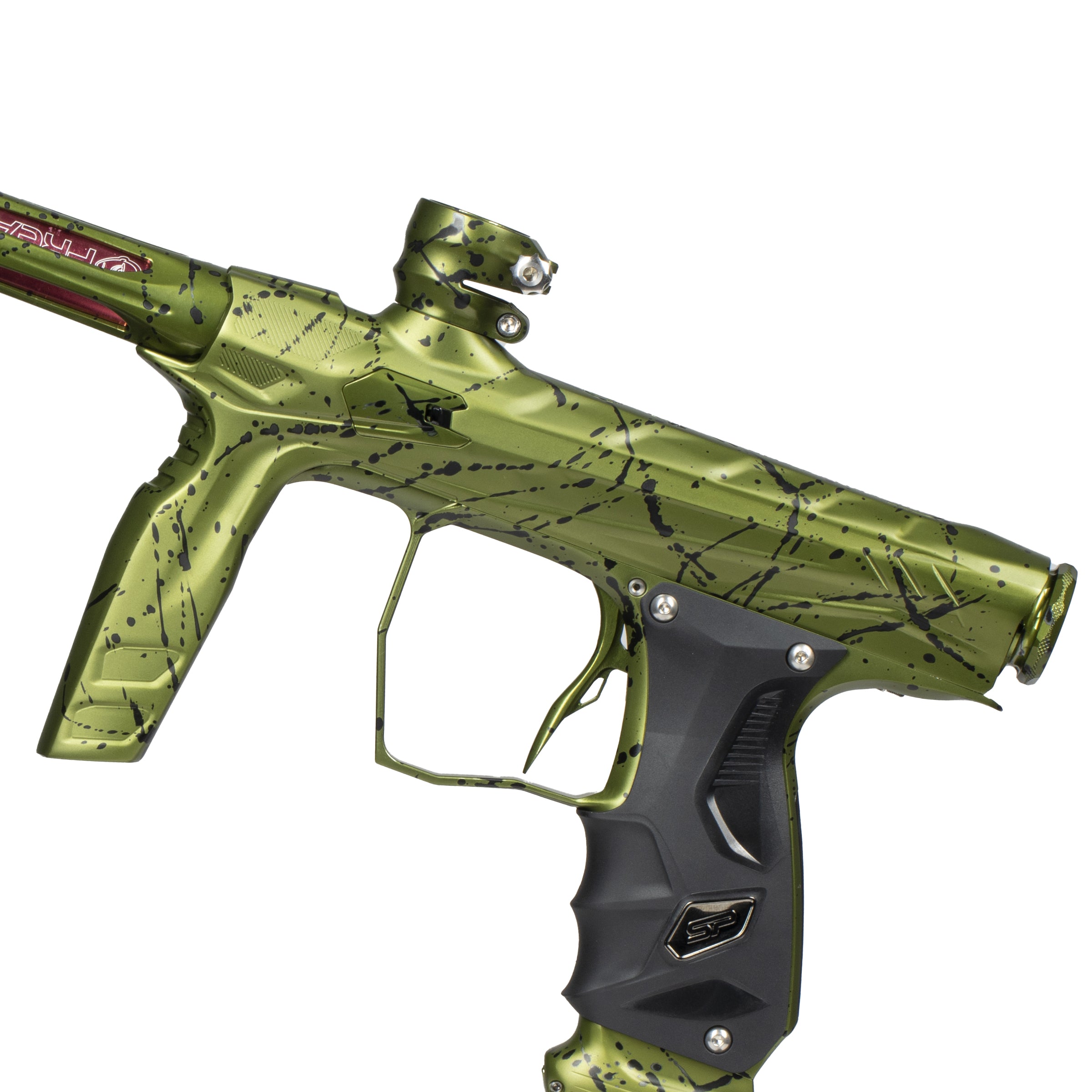 Paintball Gun, HK Shocker AMP - Combat Splash (Olive/Black)