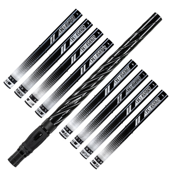LAZR Elite Orbit Barrel Kit - 15" Dust Black/Black Inserts - Cocker Threads