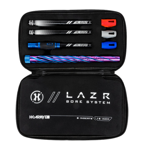 LAZR Elite Orbit Barrel Kit - 15" Blue/Purple Black Inserts - Cocker Threads