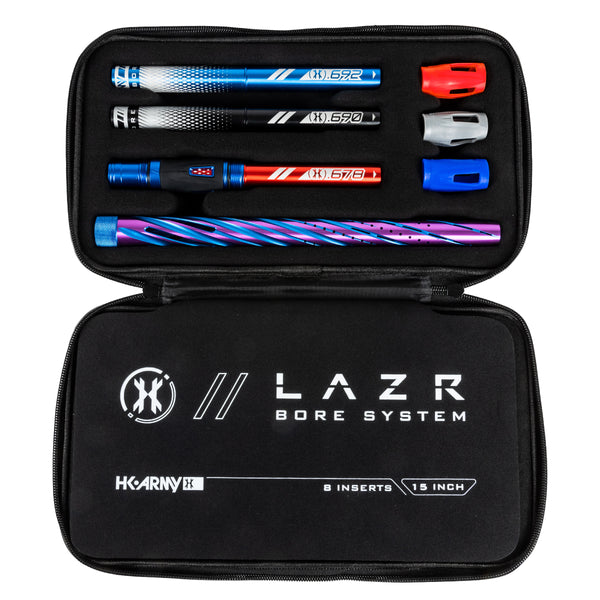LAZR Elite Orbit Barrel Kit - 15" Blue/Purple Colored Inserts - Cocker Threads