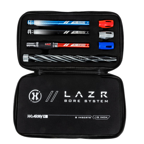 LAZR Elite Orbit Barrel Kit - 15" Dust Pewter/Colored Inserts - Cocker Threads