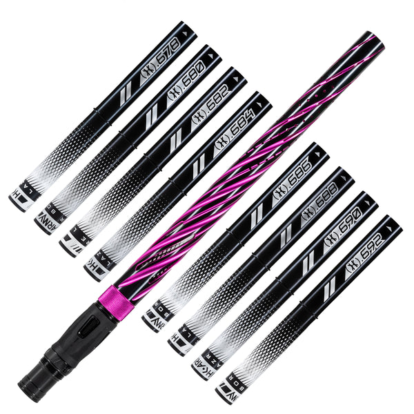 LAZR Elite Orbit Barrel Kit - 15" Dust Pink/Black Inserts - Cocker Threads
