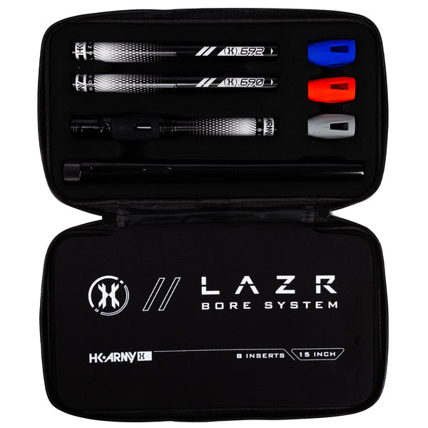 LAZR Barrel Kit - Polish Black - Black Inserts - Cocker Threads