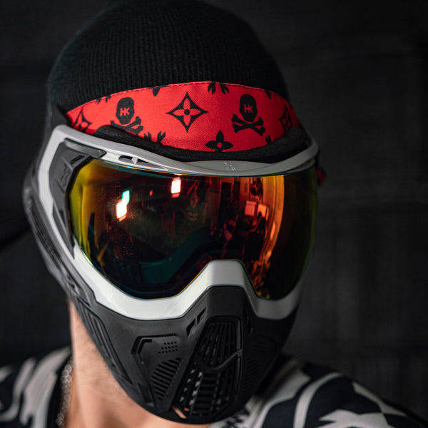 Monogram Red/Black - Headband