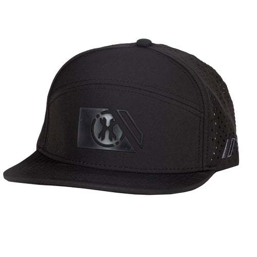 Field Snapback Hat - Black