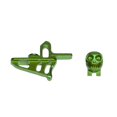 Skeleton Power Button + Release Trigger LTR/Rotor Kit - Green