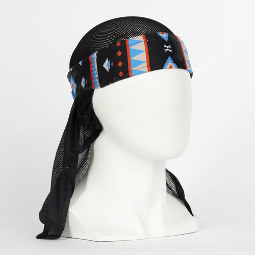 Tribe Blue Headwrap