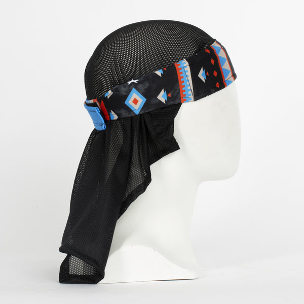Tribe Blue Headwrap