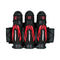 Zero G 2.0 Harness - Black/Red - 3+2+4