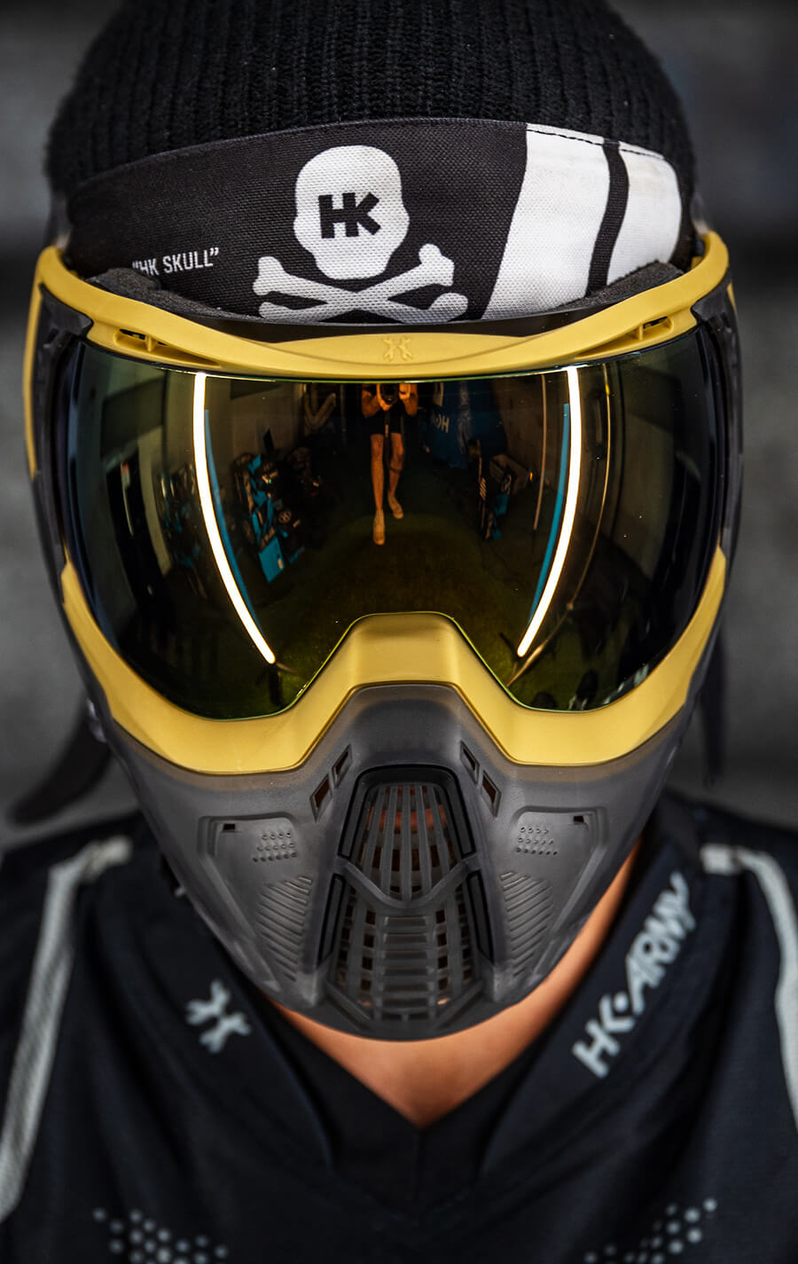 Alloy SLR Goggle with Gold Lens.