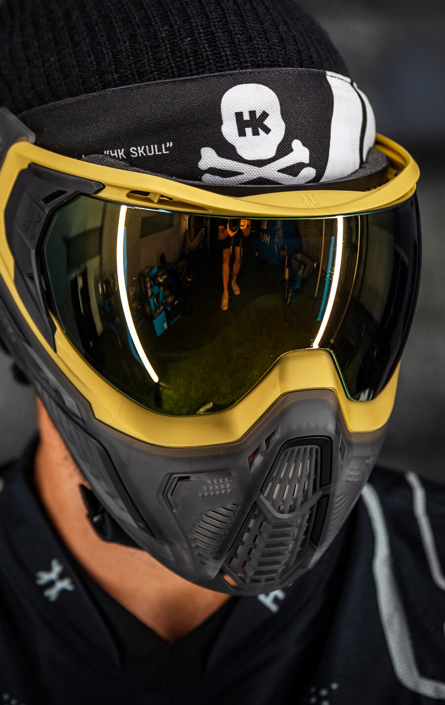 Alloy SLR Goggle with Gold Lens.