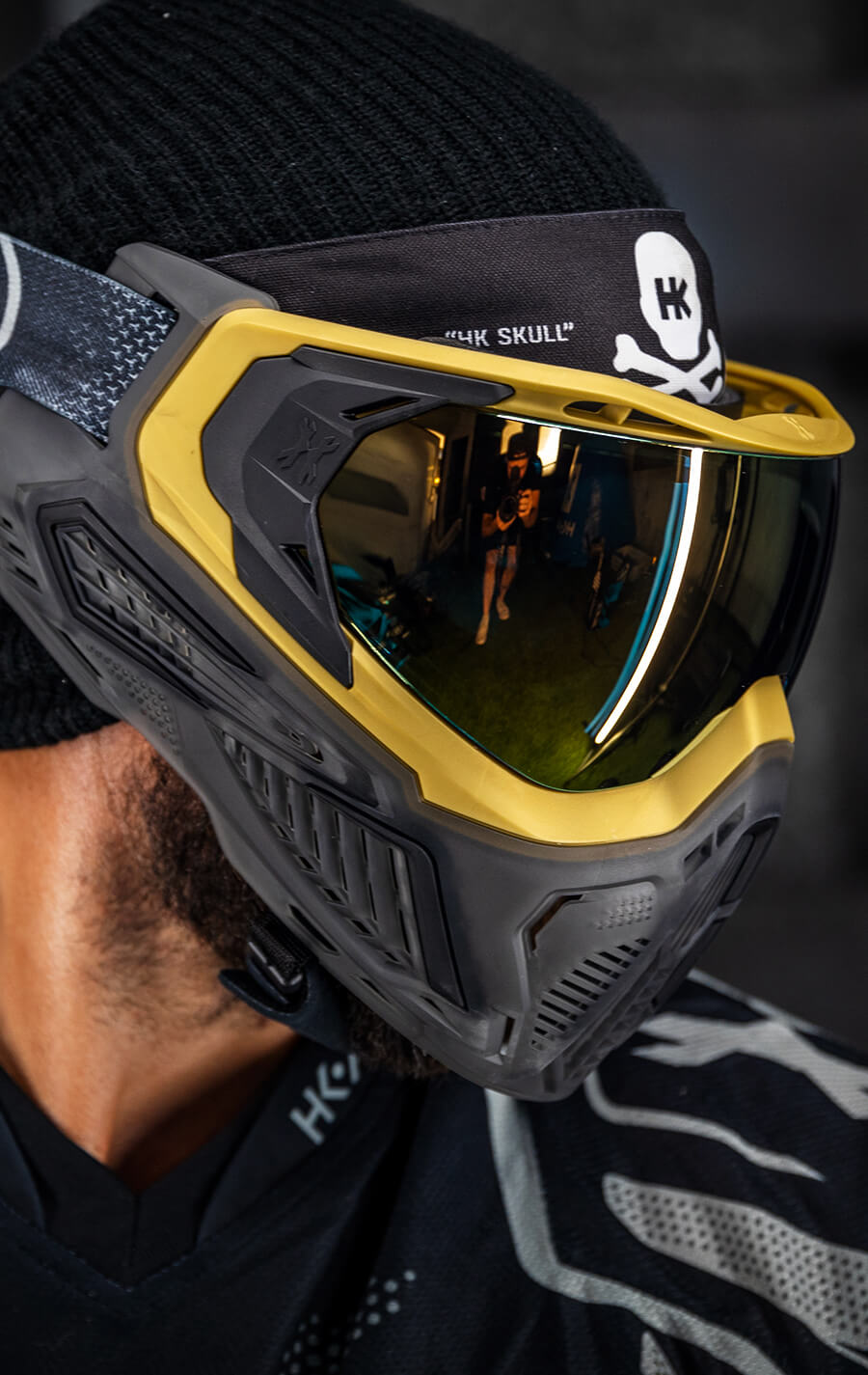 Alloy SLR Goggle with Gold Lens.