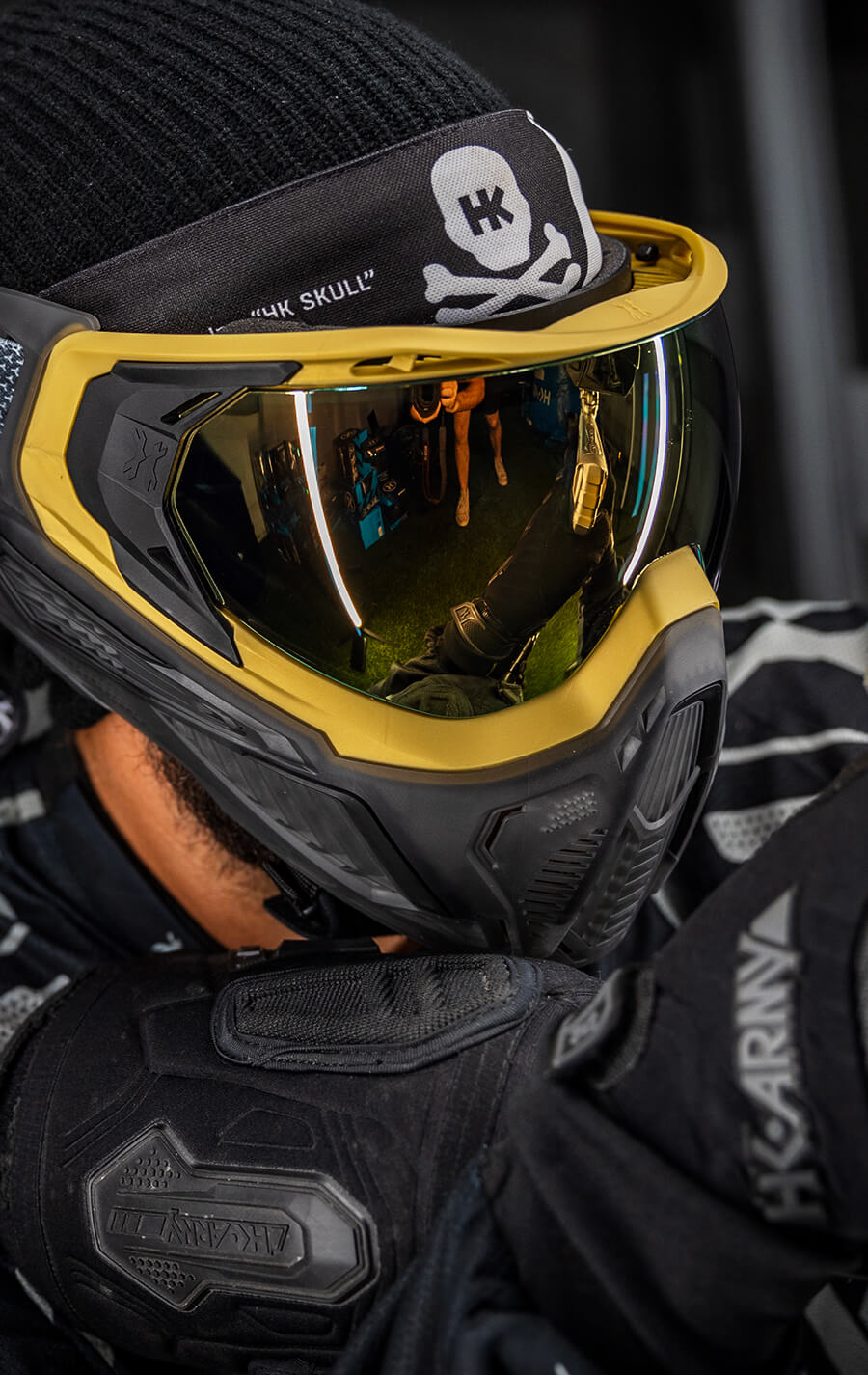 Alloy SLR Goggle with Gold Lens.