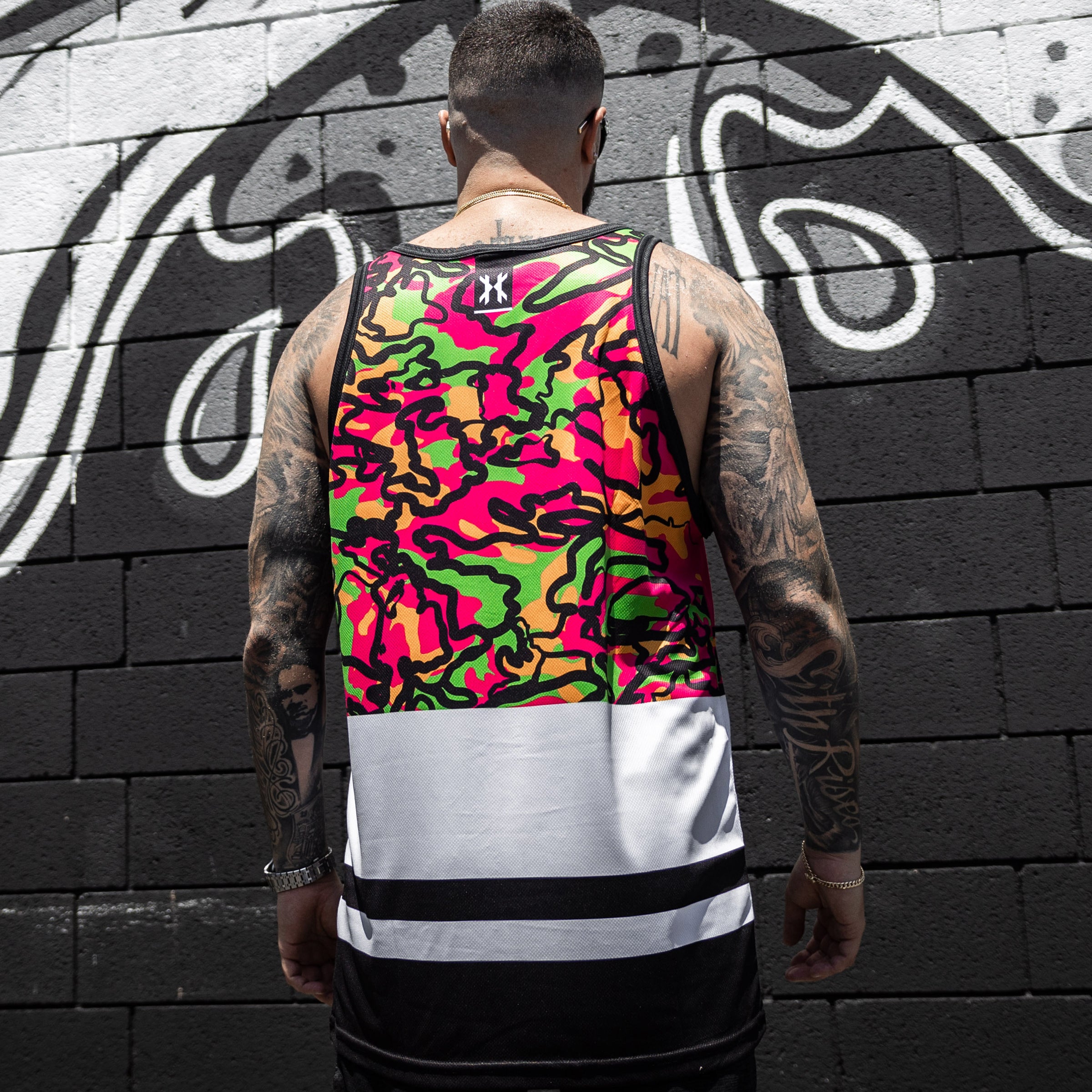 Chaos Neon Tank Top DryFit | HK Army