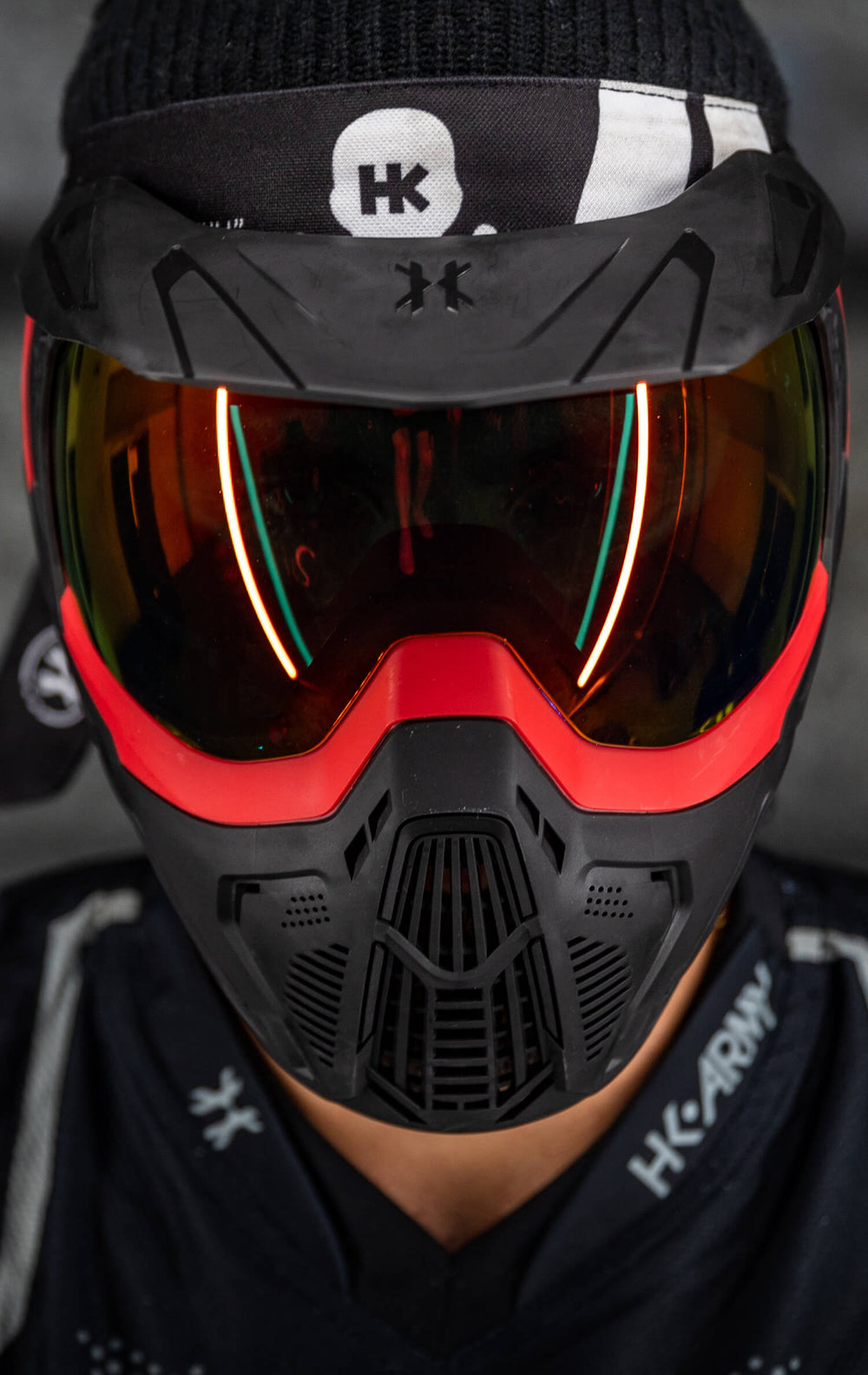 SLR Flare Goggle with Scorch Lens and Universal Black Visor. Visor not included.