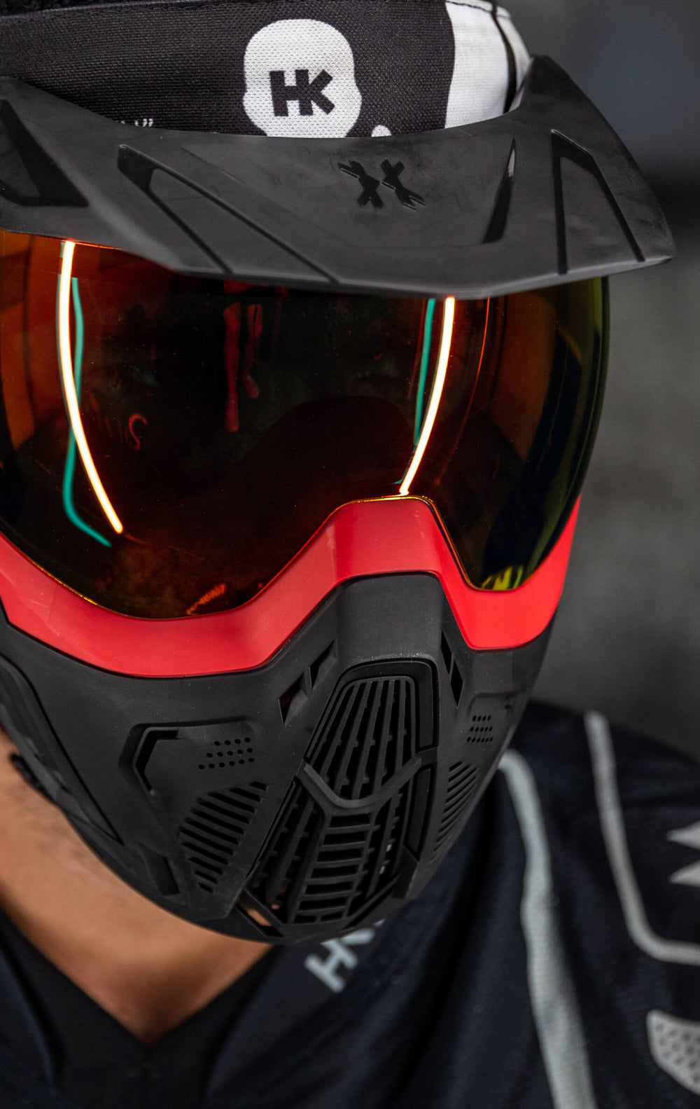 SLR Flare Goggle with Scorch Lens and Universal Black Visor. Visor not included.