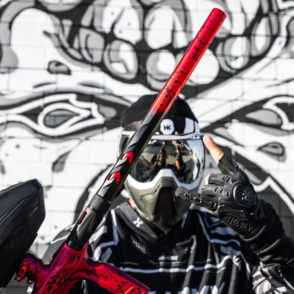 LAZR Elite Fossil Barrel Kit - 15" Red/Black Splash - Colored Inserts - Cocker Threads