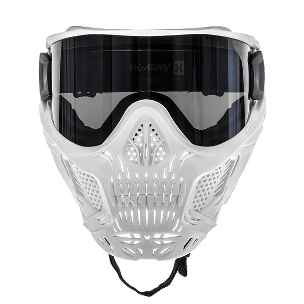 HSTL® Skull Goggle "Ghost" - White w/ Smoke Lens