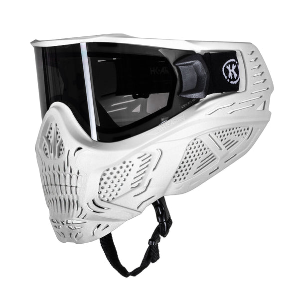 HSTL® Skull Goggle "Ghost" - White w/ Smoke Lens