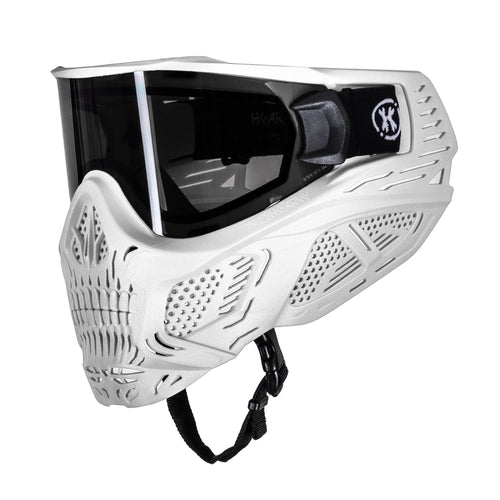 HSTL Skull Goggle "Ghost" - White w/ Smoke Lens