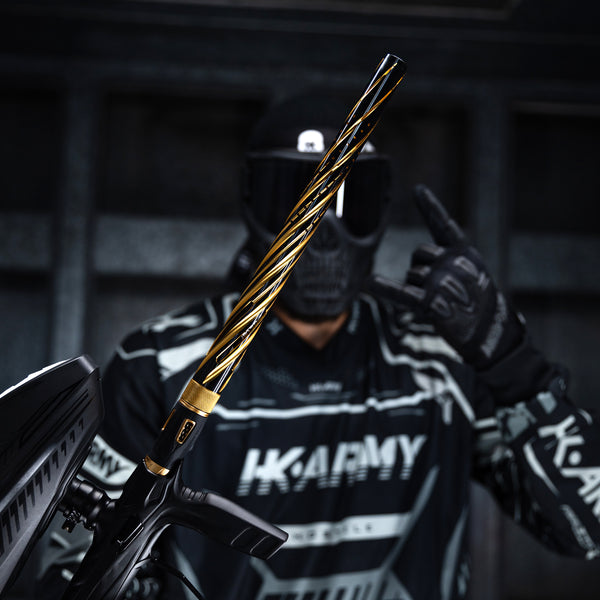 LAZR Elite Orbit Barrel Kit - 15" Dust Gold/Black Inserts - Cocker Threads