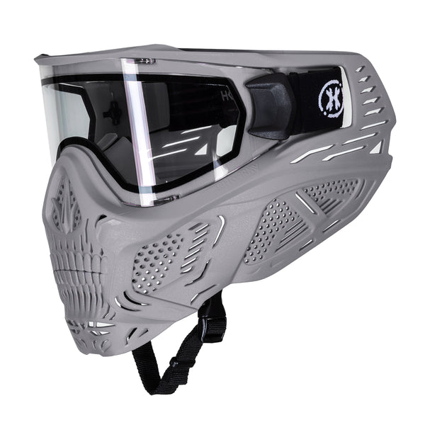 HSTL® Skull Goggle - Grey w/ Clear Lens