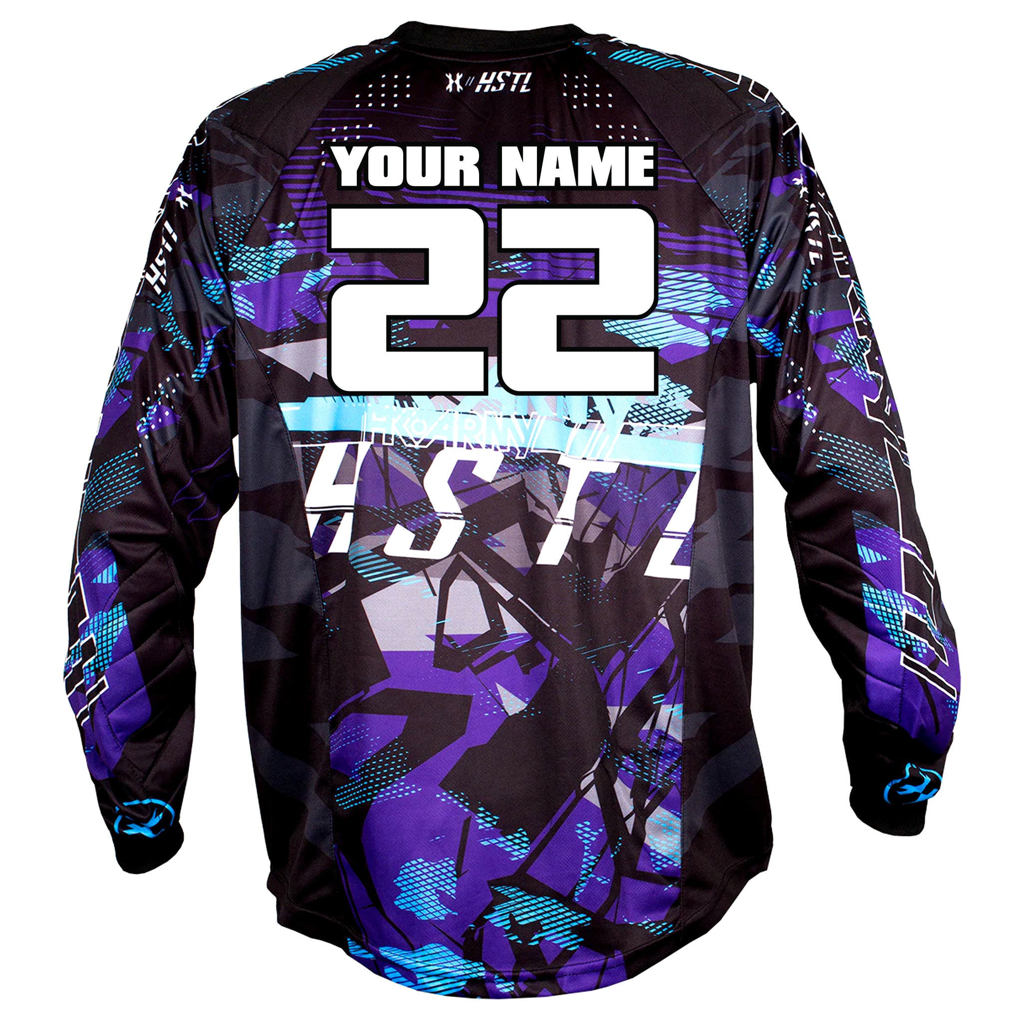 Personalized Youth HSTL Line Jersey Arctic Purple/Blue