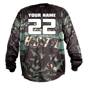 Personalized Youth HSTL Line Jersey Jungle Camo