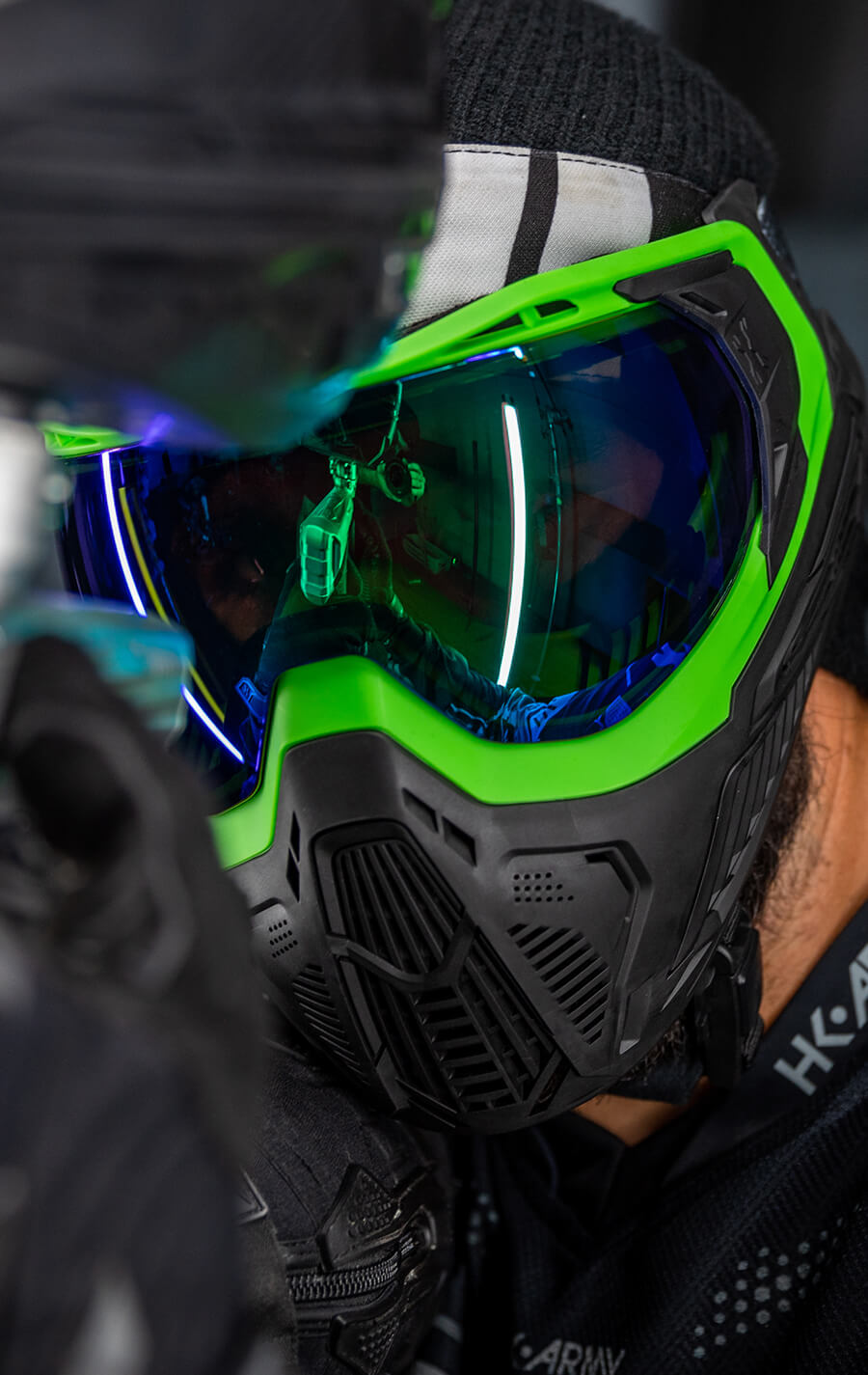 Journey SLR Goggle with Aurora Green Lens.