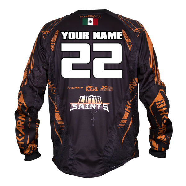 Personalized Latin Saints Practice Longsleeve Jersey