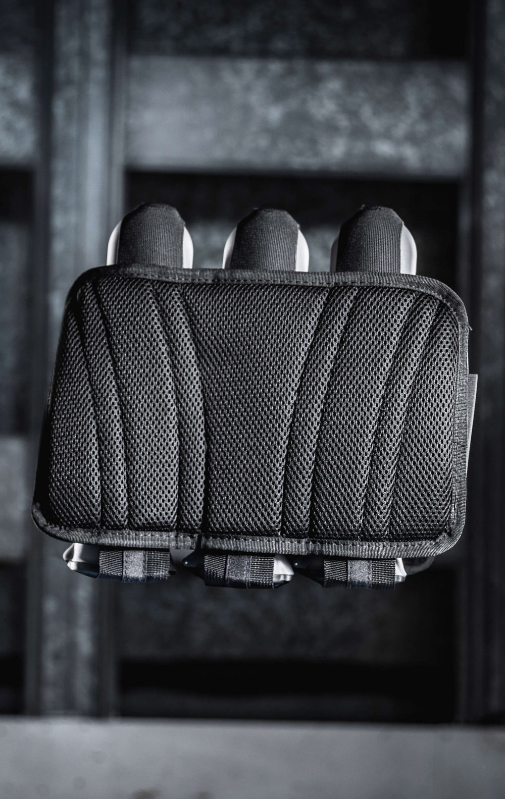Breathable mesh supports and comforts through a contoured design that forms to your back.