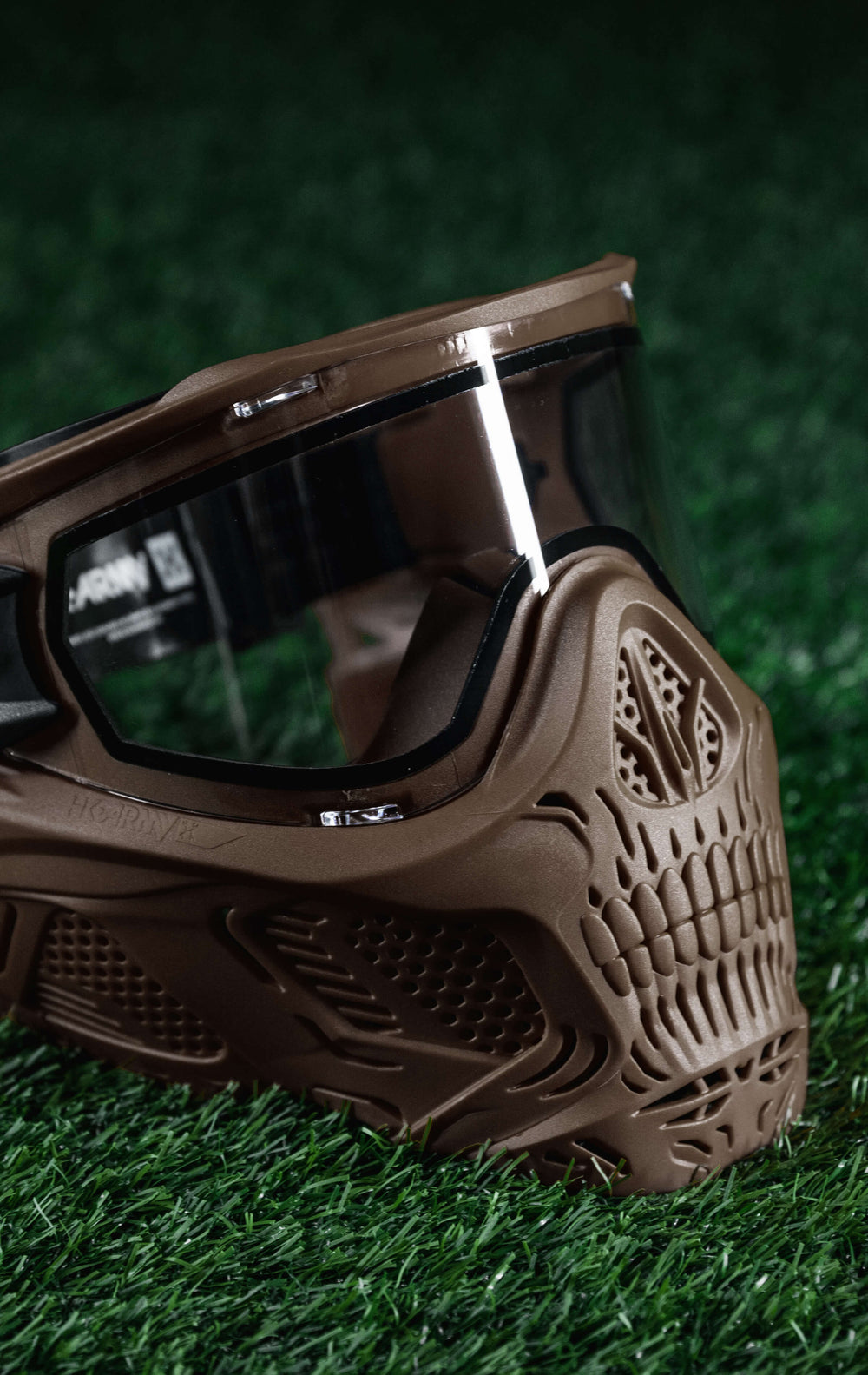 Tan Frame with Clear Lens.