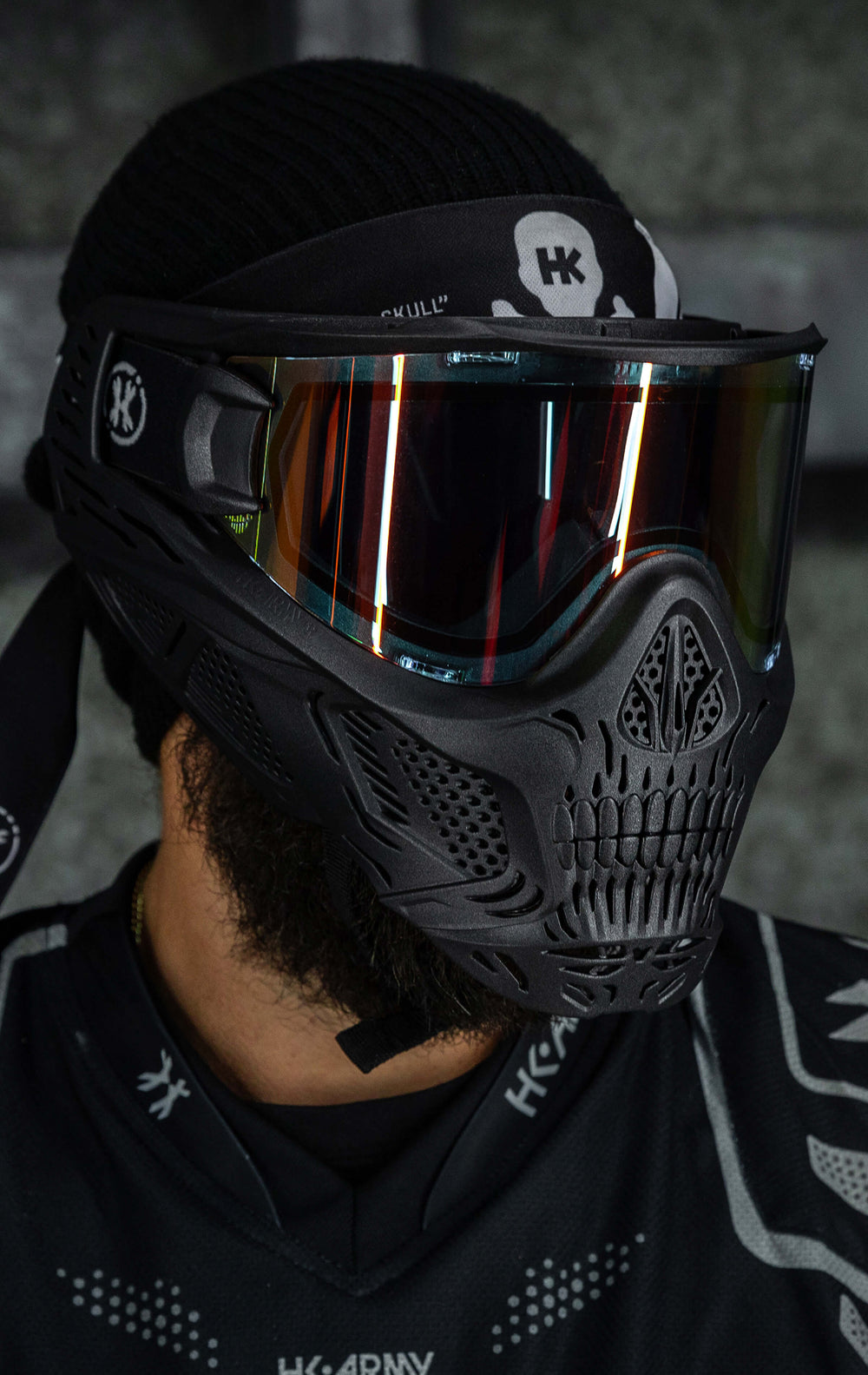 Death - Black Frame with Fire Lens.
