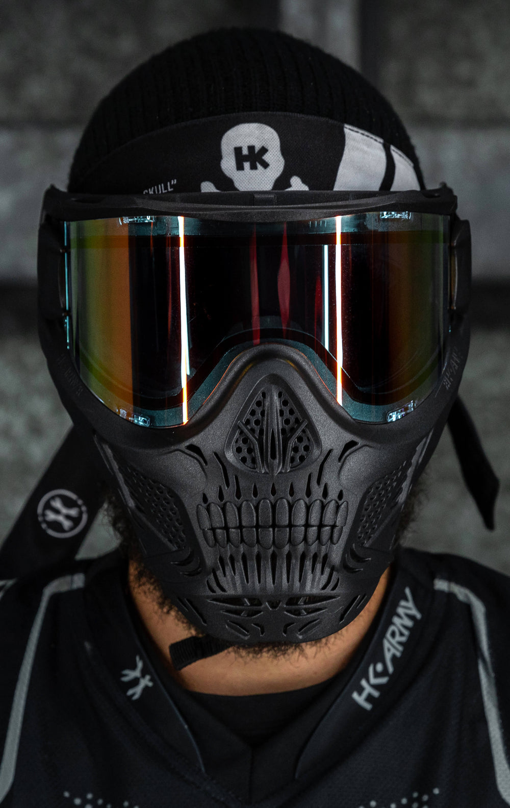 Death - Black Frame with Fire Lens.