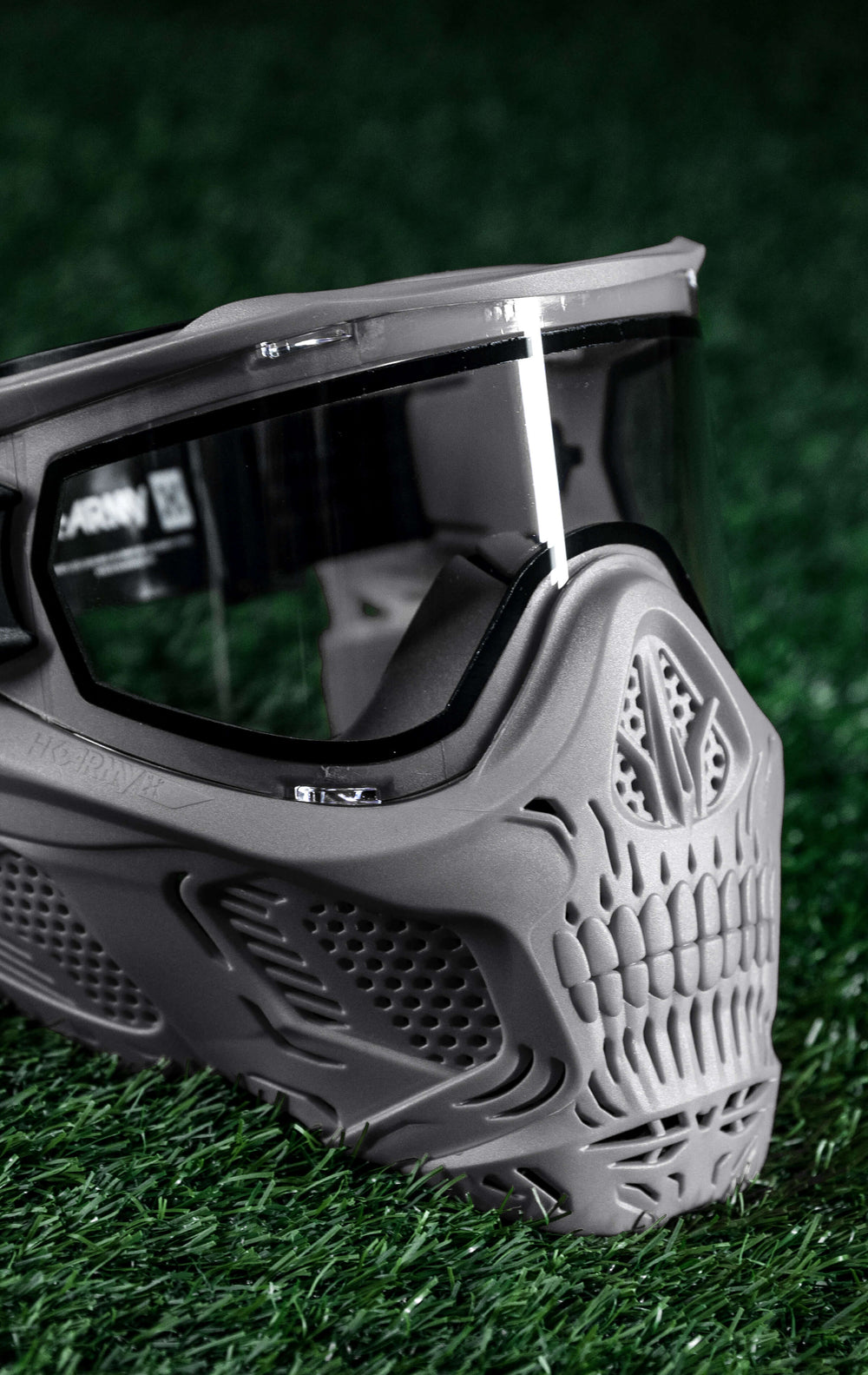Gray Frame with Clear Lens.