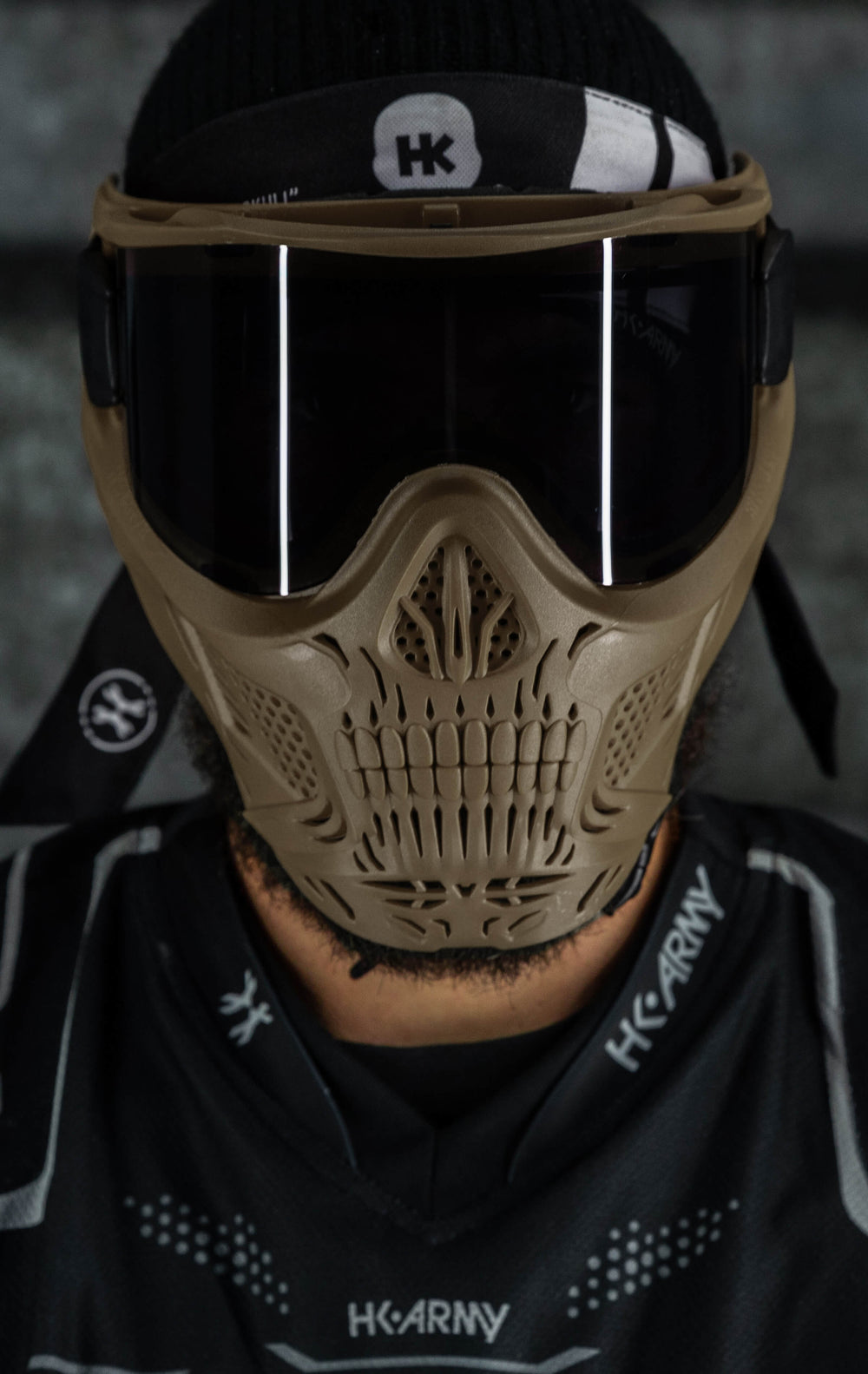 Grave Digger - Tan Frame with Smoke Lens.