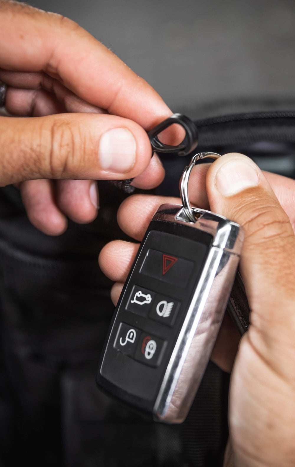 Internal key clips.