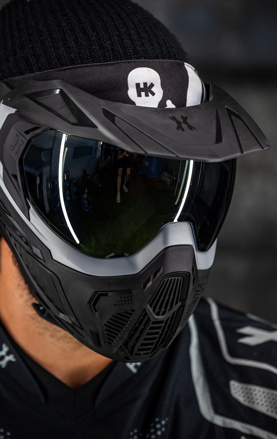 Mercury SLR Goggle with Silver Lens and Universal Black Visor. Visor not included.