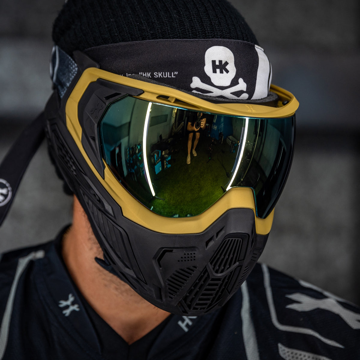 gold goggles SLR Paintball Goggle - Midas (Gold/Black) Gold Lens