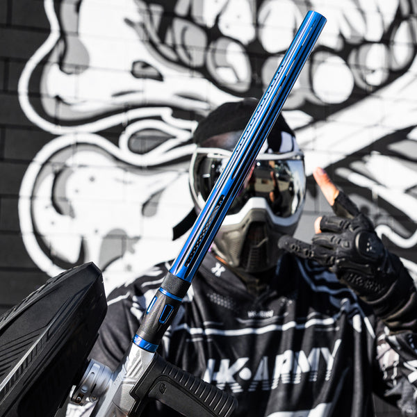 LAZR Elite Nova Barrel Kit - 15" Blue/Black - Colored Inserts - Cocker Threads