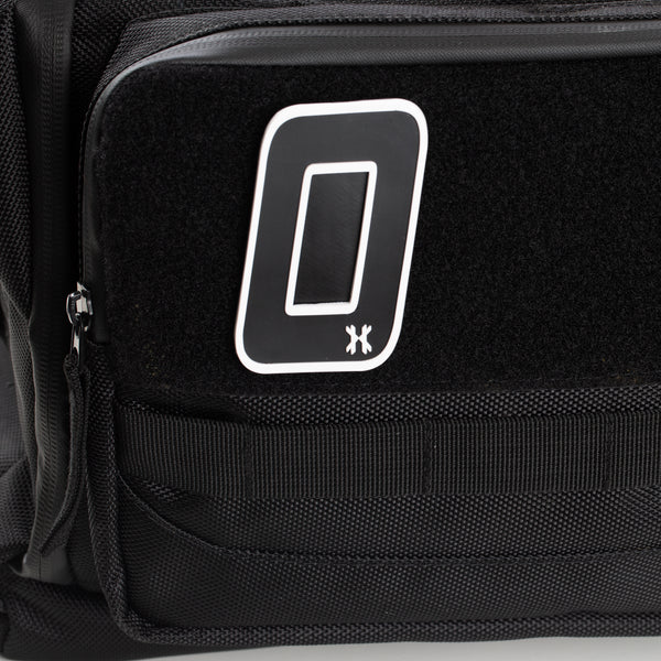 Number "0" Rubber Velcro Patch