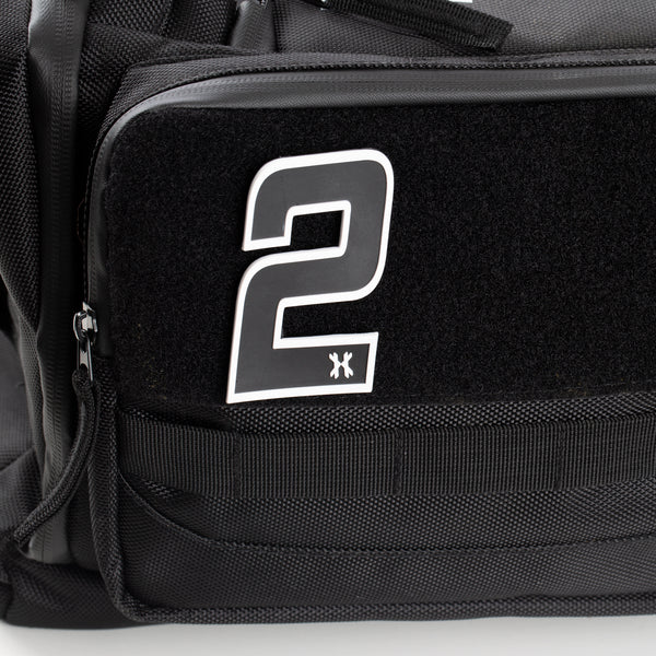 Number "2" Rubber Velcro Patch