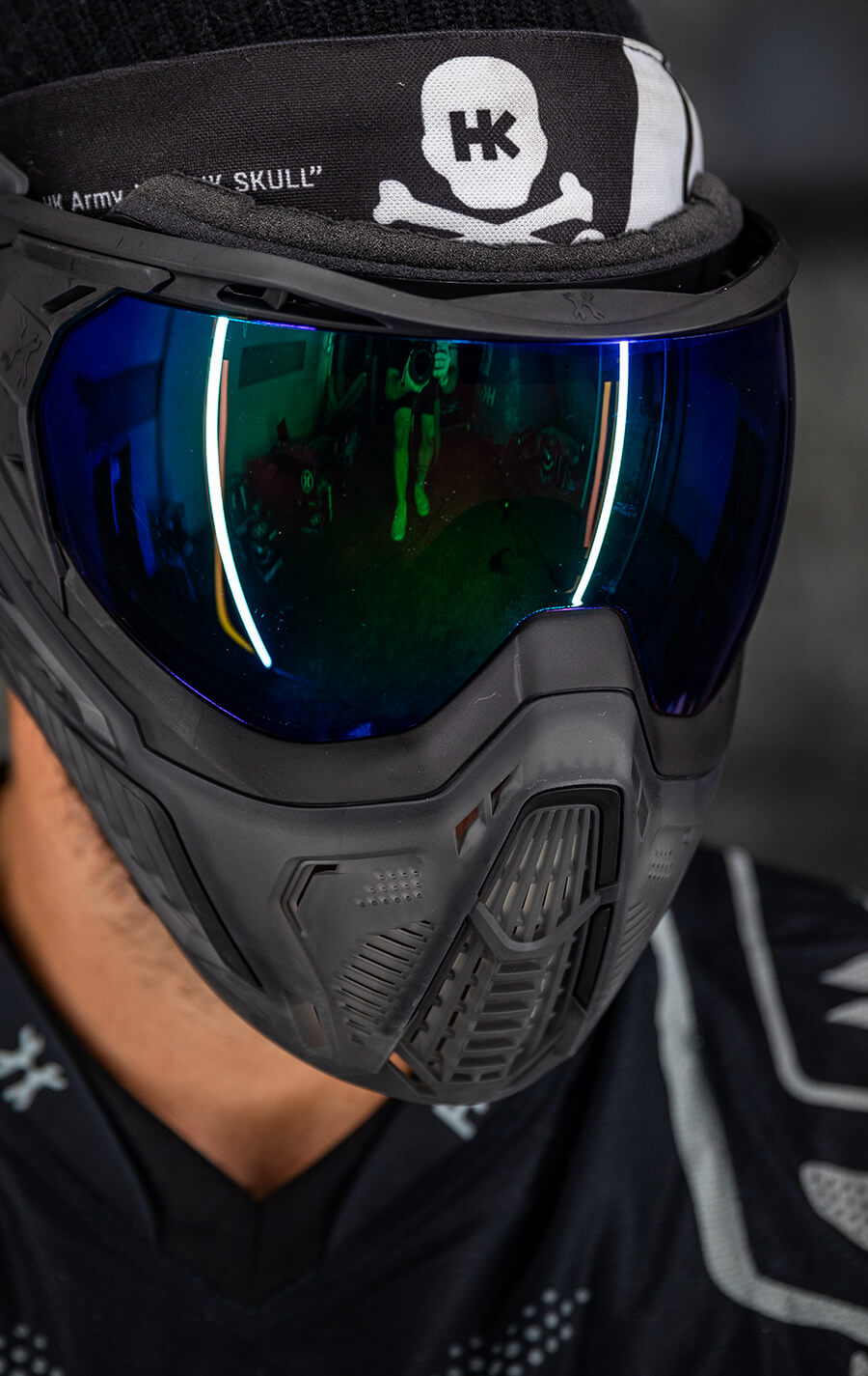 Odyssey SLR Goggle with Aurora Green Lens.