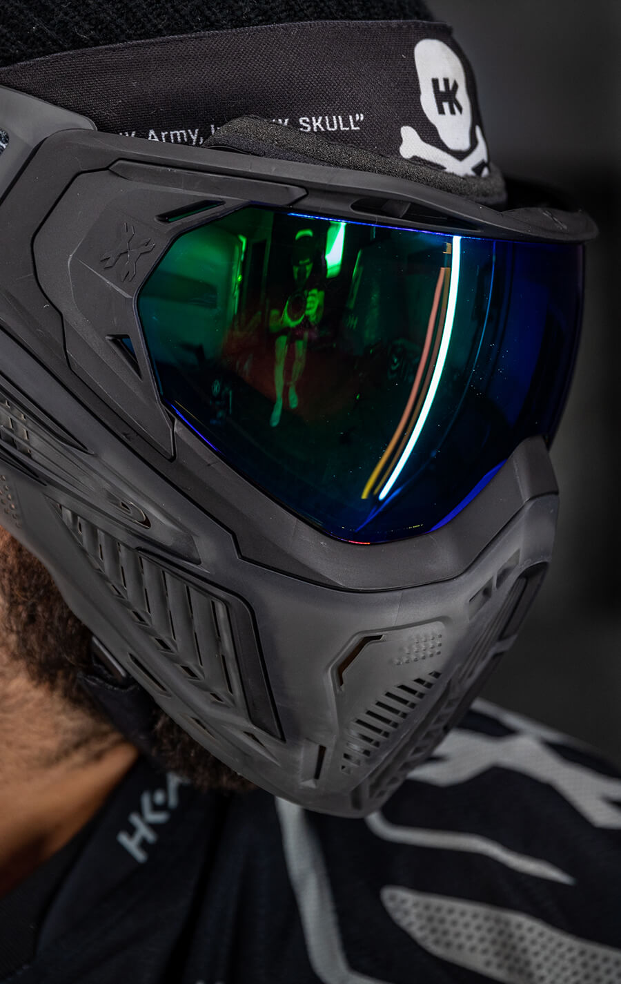 Odyssey SLR Goggle with Aurora Green Lens.