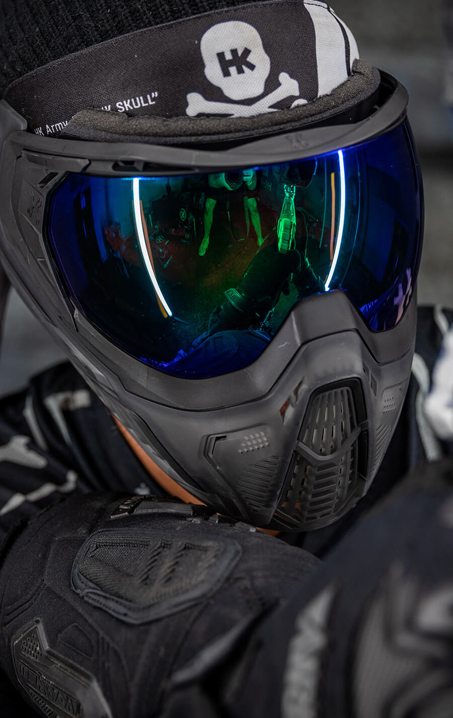 Odyssey SLR Goggle with Aurora Green Lens.