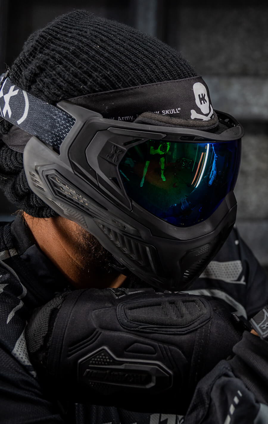 Odyssey SLR Goggle with Aurora Green Lens.