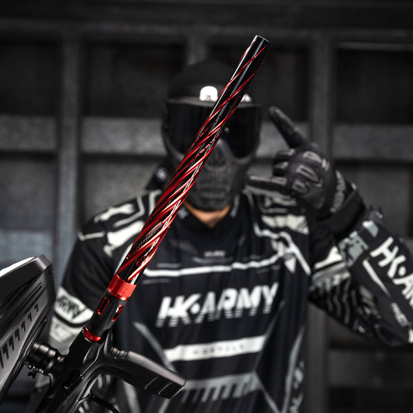 LAZR Elite Orbit Barrel Kit - 15" Dust Red/Black Inserts - Cocker Threads