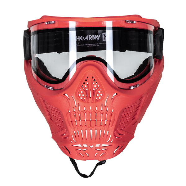 HSTL® Skull Goggle - Red w/ Clear Lens
