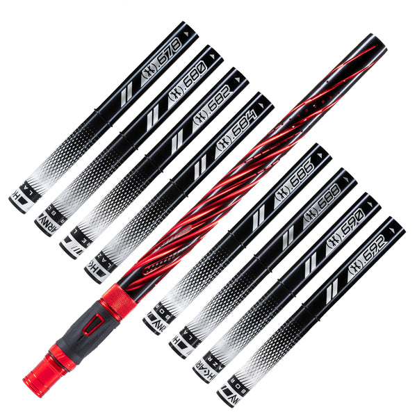 LAZR Elite Orbit Barrel Kit - 15" Dust Red/Black Inserts - Cocker Threads