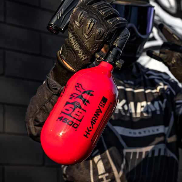 Rush - 68ci / 4500psi "EXTRA LITE" Standard Reg Air System - Red/Black